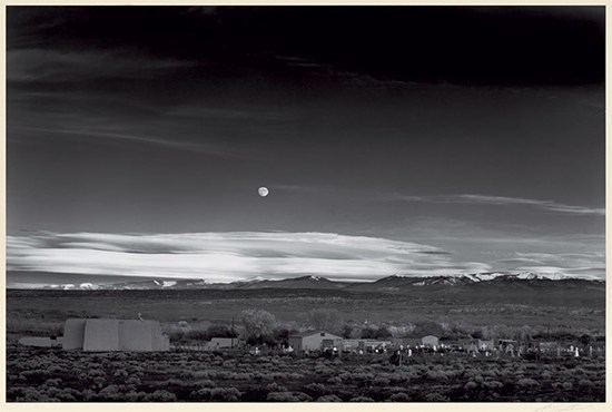Moonrise, Hernandez, New Mexico Yet Another High Dollar Sale of Ansel Adams Moonrise Hernandez New