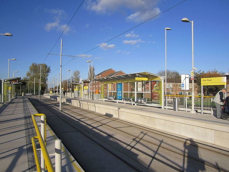 Moor Road tram stop