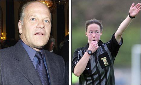 Morag Pirie BBC Sport Football Scottish woman referee wants no