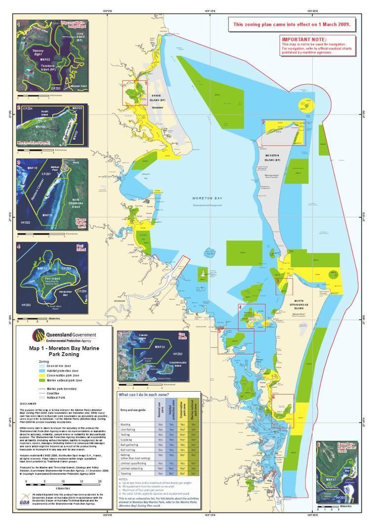 Moreton Bay Marine Park QLD Marine Parks Zone by Myboatingshopcom issuu