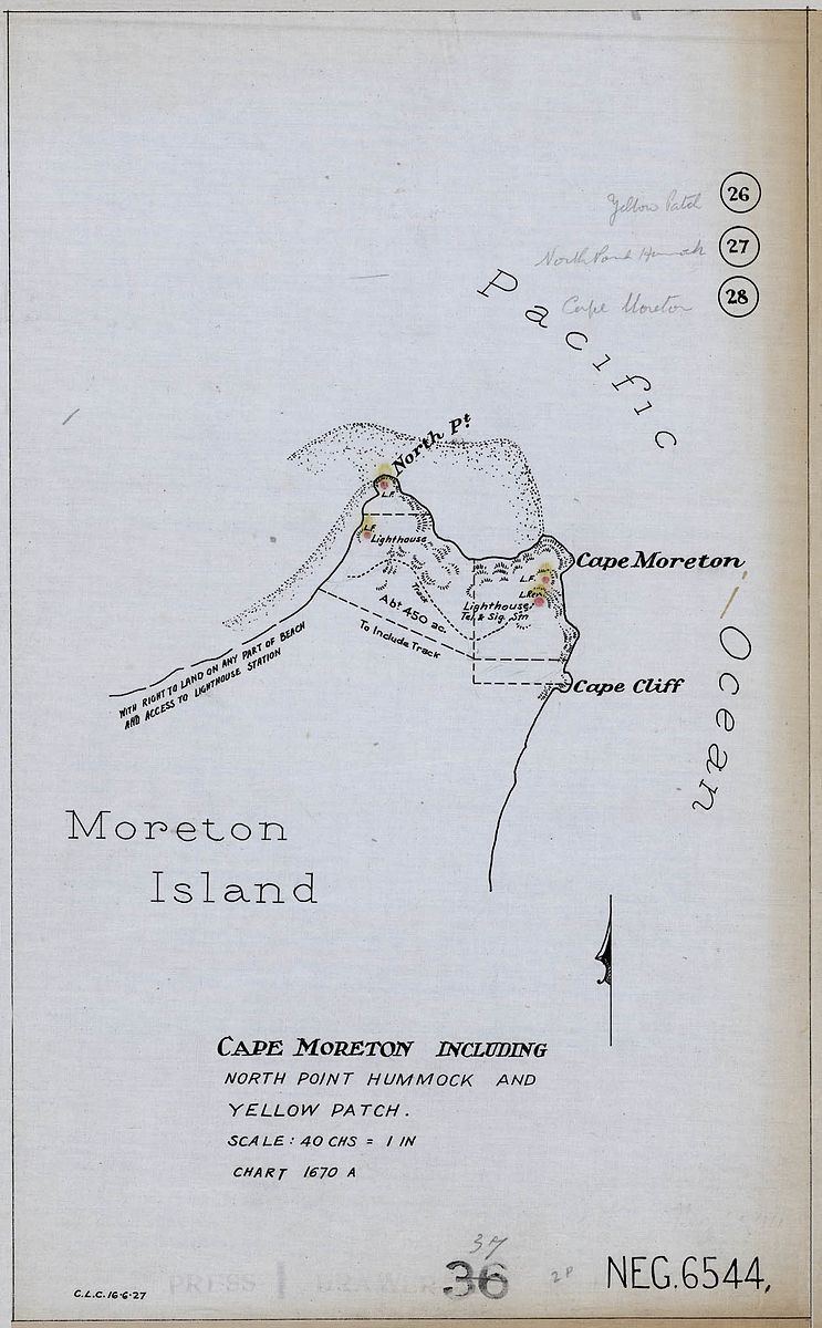 Moreton Island lighthouses