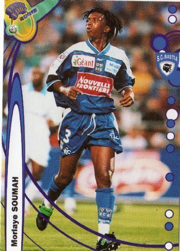 Morlaye Soumah SC BASTIA Morlaye Soumah 21 FRANCE FOOT 1999 2000