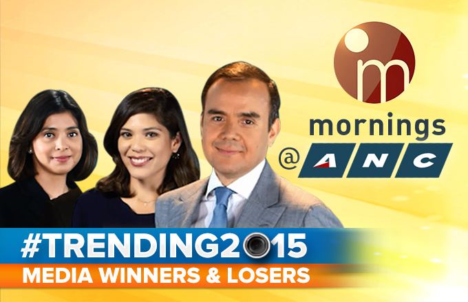 Mornings @ ANC Media Newser Philippines39 Media Winners and Losers of 2015