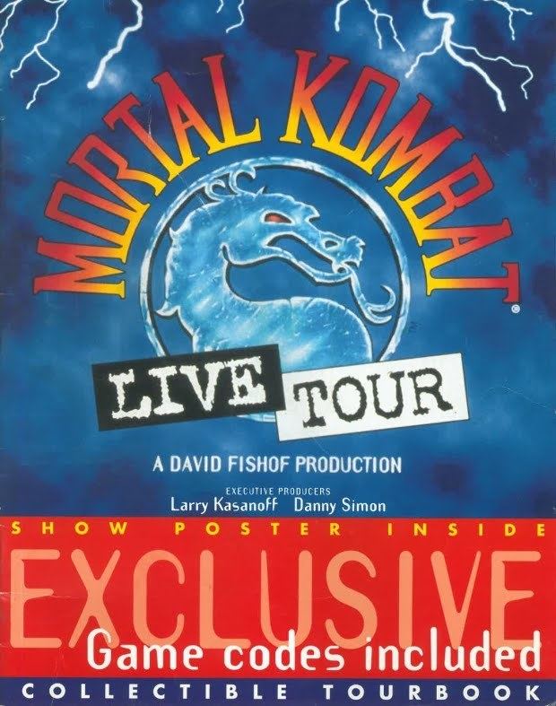 Mortal Kombat: Live Tour Mortal Kombat Live Tour Collectible Tourbook YouTube
