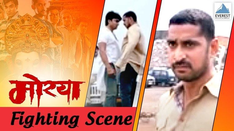 Morya (film) Santosh Juvekar Chinmay Madlekar Fighting Scene Morya Marathi
