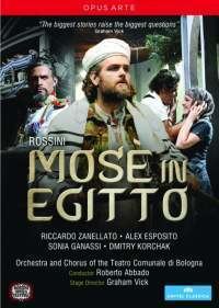 Mosè in Egitto Rossini Mos in Egitto Moses in Egypt on CD DVD Bluray