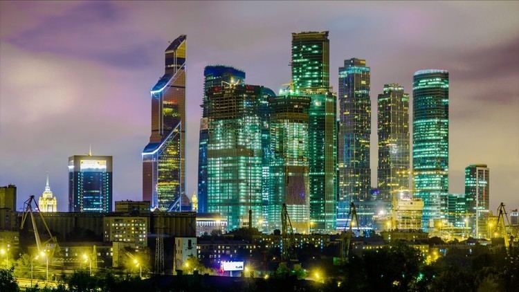 Moscow International Business Center Moscow International Business Center At Night Wallpaper