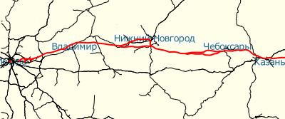 Moscow-Kazan high-speed railway
