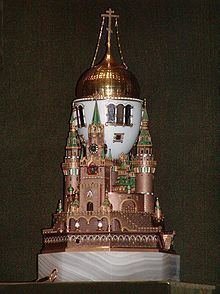 Moscow Kremlin (Fabergé egg) Moscow Kremlin Faberg egg Wikipedia