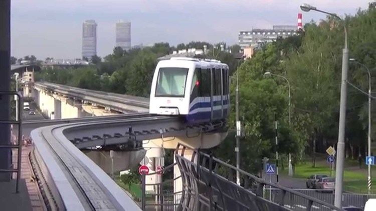 Moscow Monorail Russia Moscow Monorail road 2014 YouTube