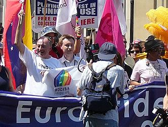 Moscow Pride Pride Day parade and rally in London gay lesbian bisexual