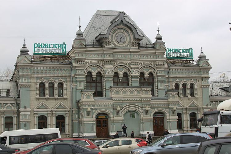 Moscow Rizhskaya railway station