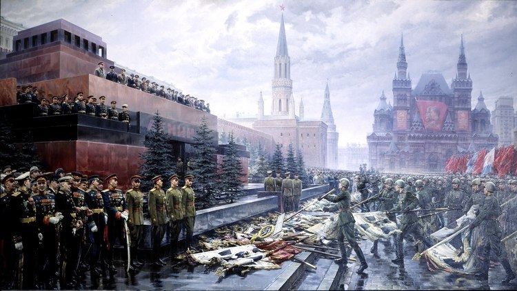 Moscow Victory Parade of 1945 Victory Parade 1945 Subtitled YouTube