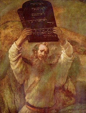 Moses Breaking the Tablets of the Law httpsuploadwikimediaorgwikipediacommonsthu