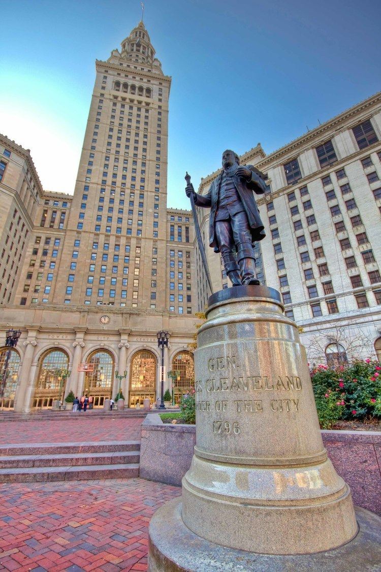 Moses Cleaveland Moses Cleaveland Statue Cleveland in HDR The 6th City Collection