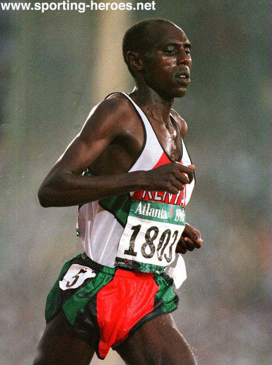 Moses Kiptanui Moses KIPTANUI Silver medal at 1996 Olympic Games Kenya