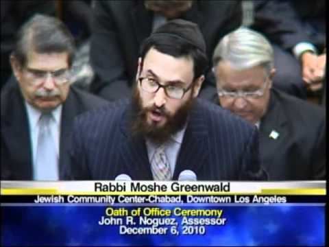 Moshe Greenwald Rabbi Moshe Greenwald invocation for County Assessor John Noguez