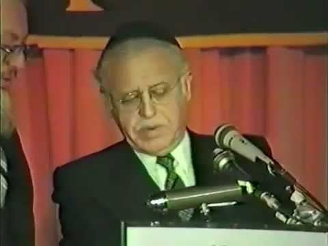 Moshe Sherer Rabbi Moshe Sherer Agudah Convention 1987 YouTube