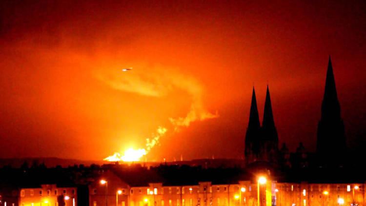 Mossmorran Mossmorran flaring sparks calls from public who believe city is on fire