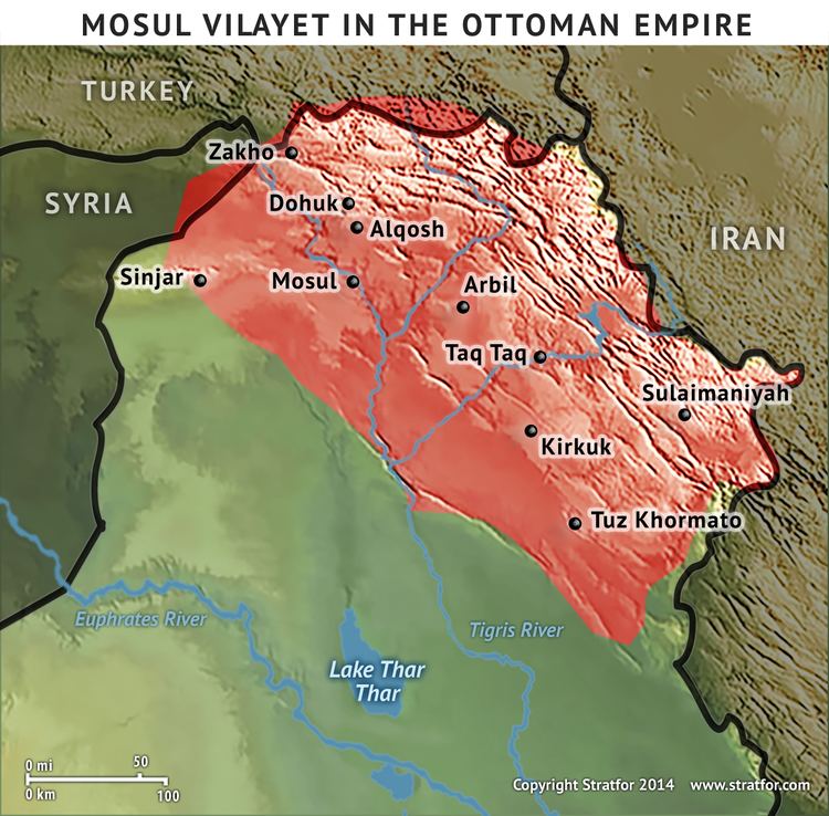 Mosul Vilayet The Mosul Vilayet in the Ottoman Empire Stratfor