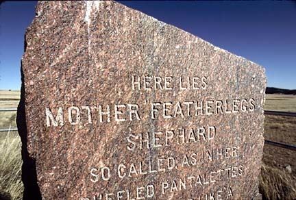 Mother Featherlegs Featherlegs Shepherds Grave