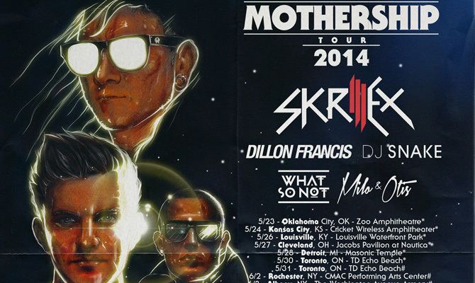 Mothership Tour Dillon Francis Mothership Tour Featuring Skrillex and Dillon