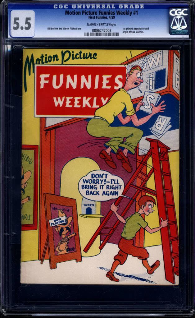 Motion Picture Funnies Weekly Motion Pictures Funnies Weekly Comic Book Collecting Association