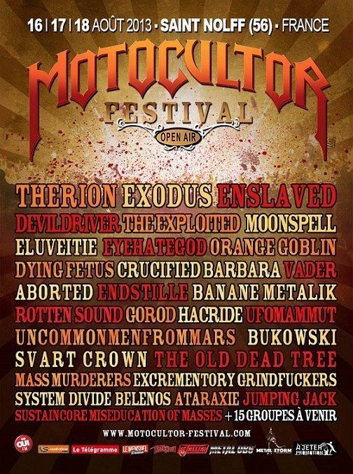 Motocultor Festival Motocultor Festival 2013 Festivallicacom the whole world of