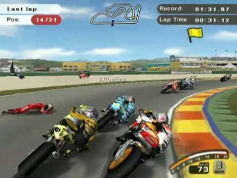MotoGP '07 (PS2) MotoGP 07 Gameplay PS2mov YouTube