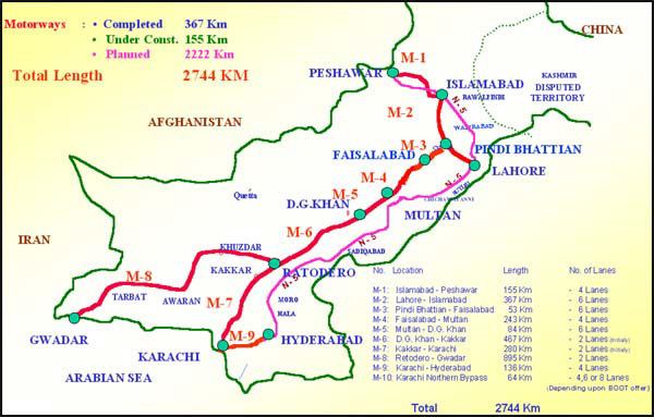 Motorways of Pakistan PAKISTAN Highways Expressways amp Motorways Page 2 SkyscraperCity