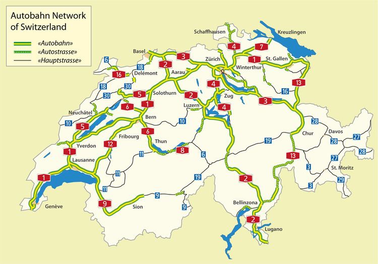 Motorways of Switzerland