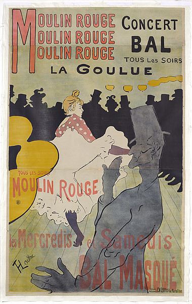 Moulin Rouge: La Goulue TOULOUSELAUTREC Henri de Moulin Rouge La Goulue