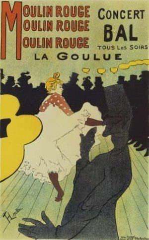 Moulin Rouge: La Goulue ToulouseLautrec Moulin Rouge La Goulue