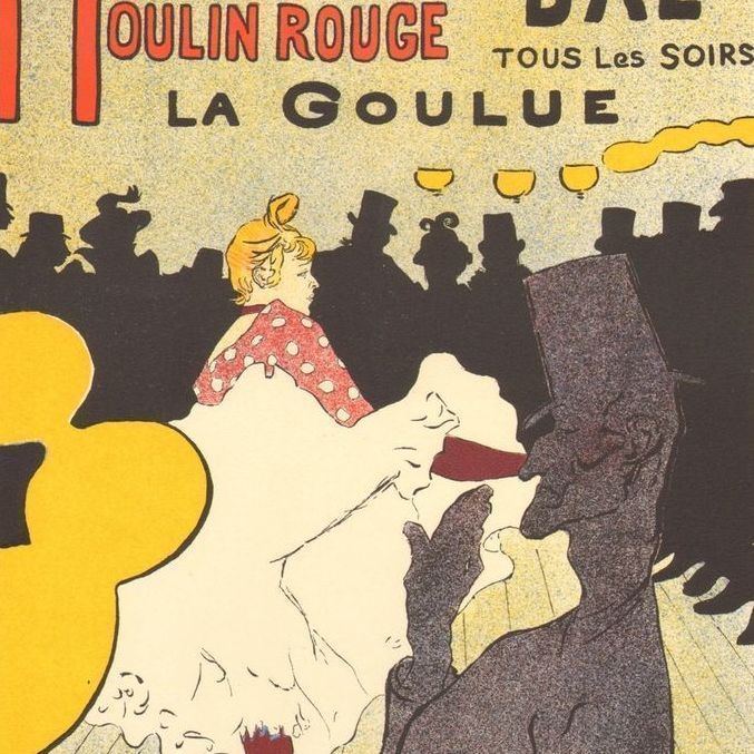 Moulin Rouge: La Goulue ToulouseLautrec 39Moulin Rouge La Goulue39 Stone Lithograph in 7 from