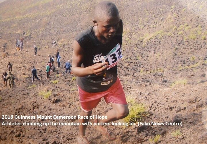 Mount Cameroon Race of Hope CAMEROUN 2016 Guinness Mount Cameroon Race of Hope Simplice