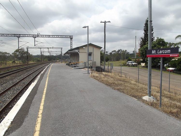 Mount Larcom railway station