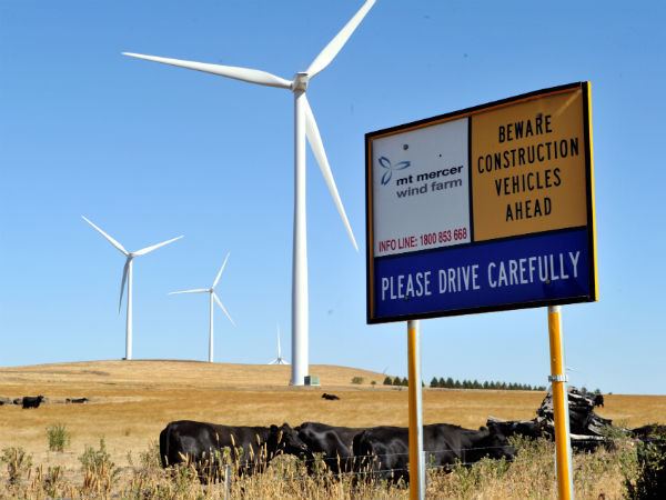 Mount Mercer Wind Farm Mount Mercer wind farm to power 100000 homes The Courier
