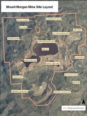 Mount Morgan Mine Environmental issues Environment land and water Queensland