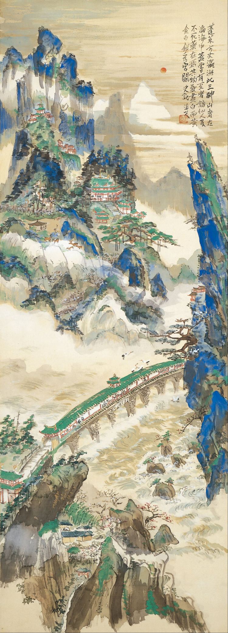 Mount Penglai FileTomita Keisen MtPenglai Mountain of Immortals Google Art