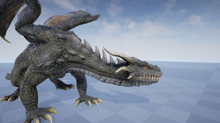 Mountain dragon Mountain Dragon by PROTOFACTOR INC in Characters UE4 Marketplace