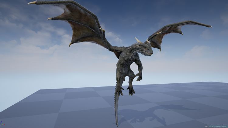 Mountain dragon Mountain Dragon by PROTOFACTOR INC in Characters UE4 Marketplace