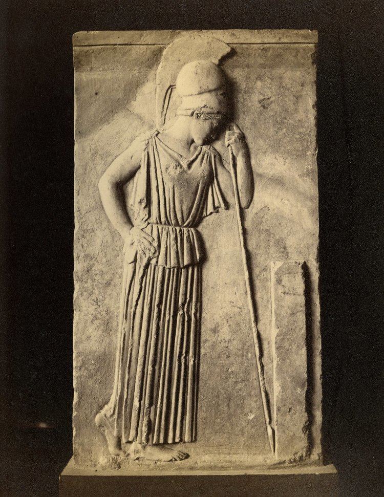 Mourning Athena Mourning Athena Relief 19th Century Architectural Photography