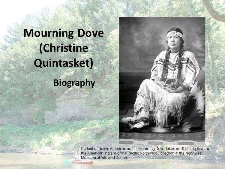Mourning Dove (author) Mourning Dove Christine Quintasket ppt download