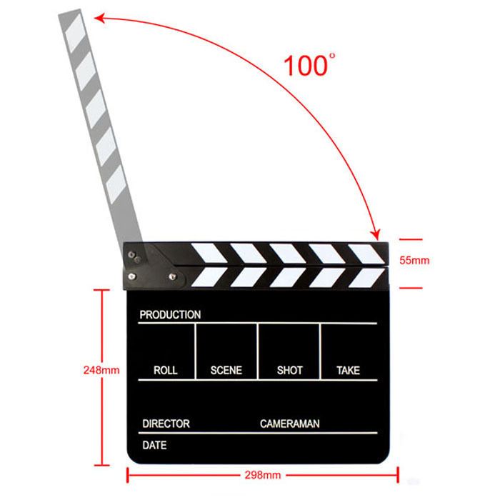 Mouse for Sale movie scenes  Best sell Clapperboard Director TV Film Movie Cut Action Scene Clapper Board I eat