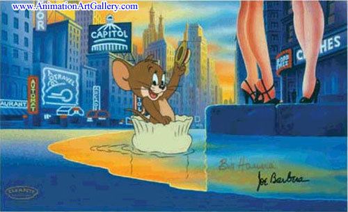 Mouse in Manhattan Mouse in Manhattan HannaBarbera Studios limited edition cel
