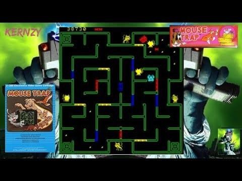 Mouse Trap (video game) MOUSE TRAP ARCADE EXIDY 1981 CLASSIC RETRO VIDEO GAME YouTube
