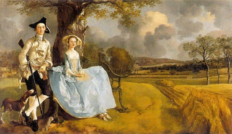 Mr and Mrs Andrews Mr and Mrs Andrews by Thomas Gainsborough my daily art display