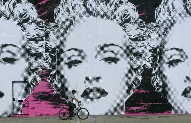 Mr. Brainwash Mr Brainwash Madonna Mural Los Angeles unurth