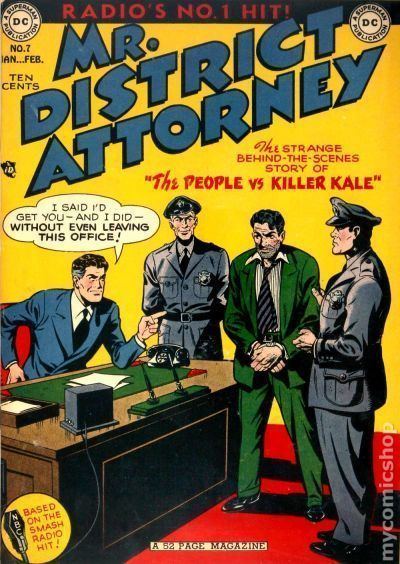 Mr. District Attorney Mr District Attorney 1948 comic books
