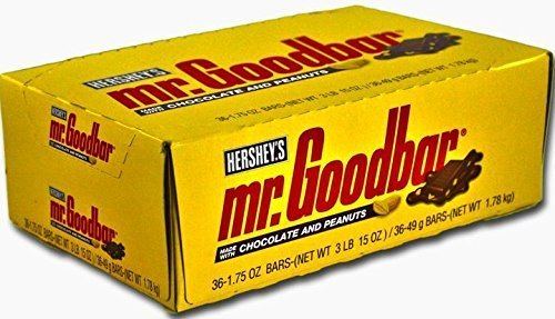 Mr. Goodbar Amazoncom MR GOODBAR Chocolate Bar 175Ounce Bars Pack of 36